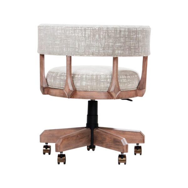 Darafeev Ace Maple Adjustable Swivel Vanity and Game Chair with Casters, view 3