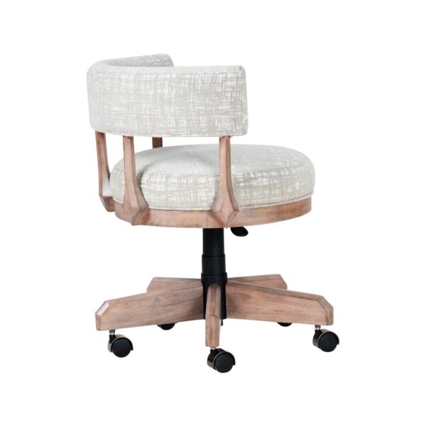 Darafeev Ace Maple Adjustable Swivel Vanity and Game Chair with Casters, view 4