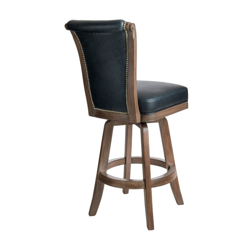 Darafeev Classic Maple Flexback Upholstered Swivel Bar Stool CLC-F, view 2