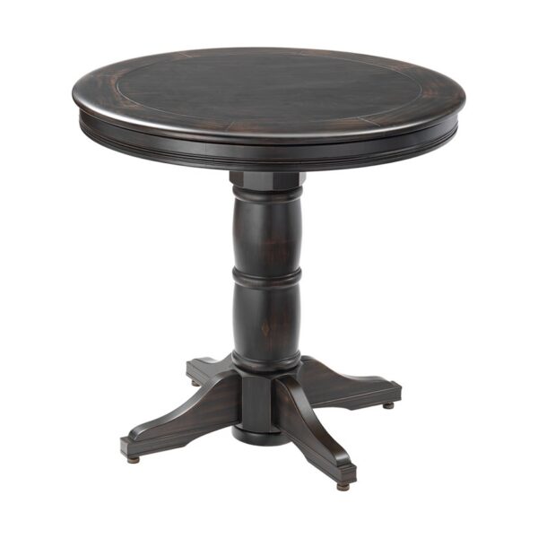Darafeev Balboa 42 inch round convertible poker pub table included in the Balboa poker pub table set