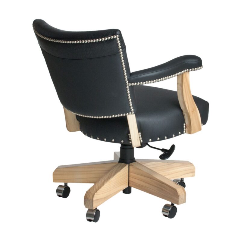 Darafeev El Dorado Maple Adjustable Swivel Game Chair with Arms and Casters, view 2
