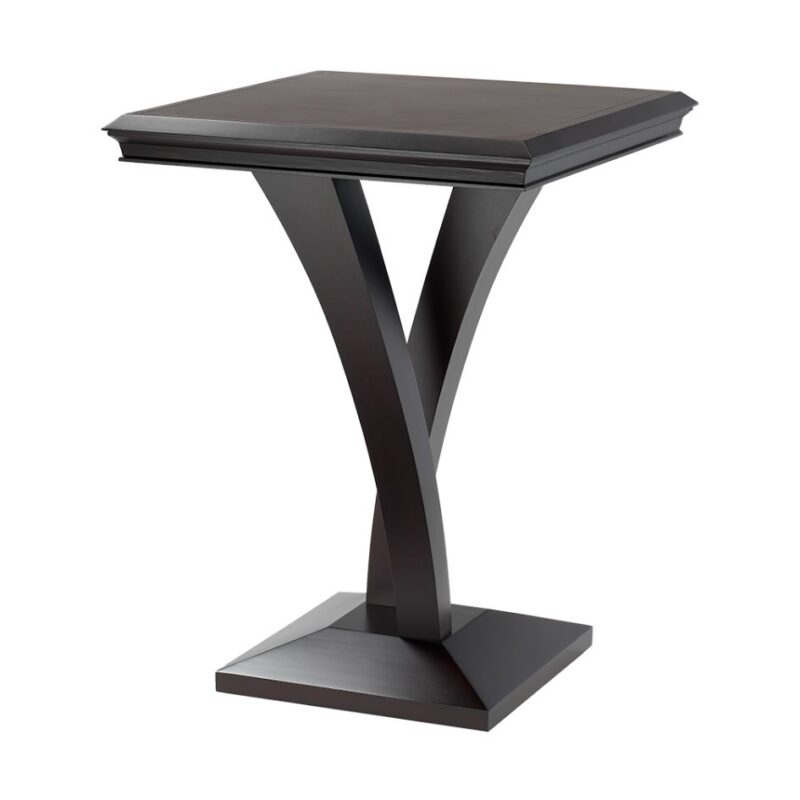 Darafeev Treviso Square Pub Table, shown in Espresso maple