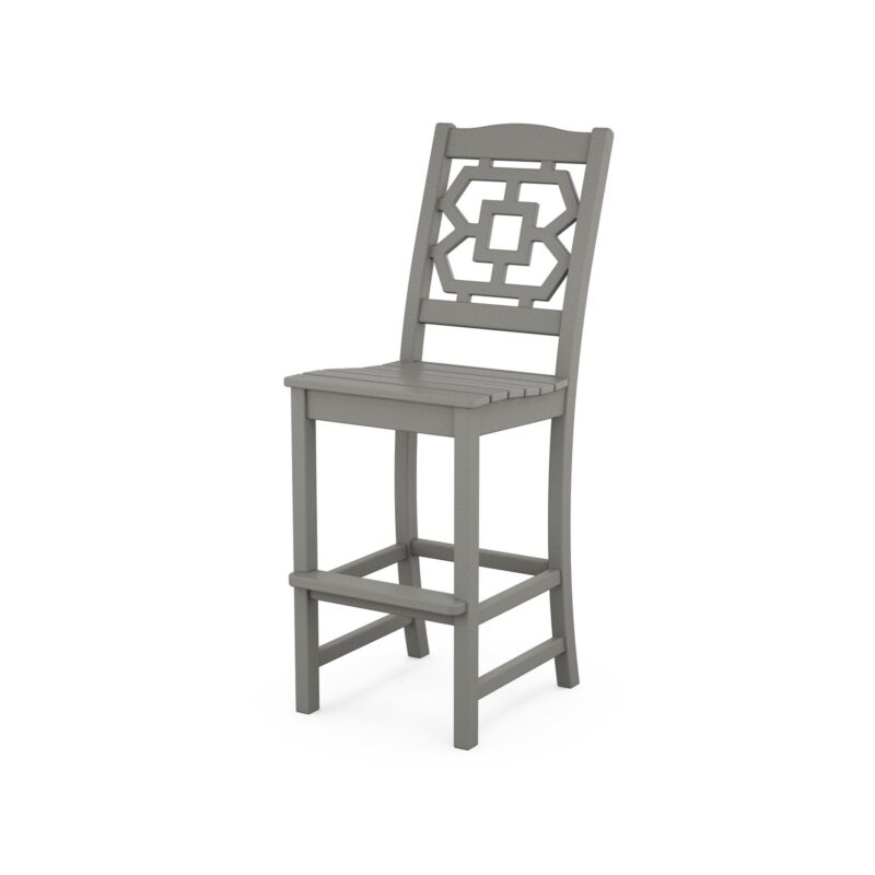 POLYWOOD Chinoiserie Bar Side Chair