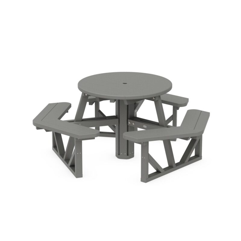 POLYWOOD Park 36" Round Picnic Table