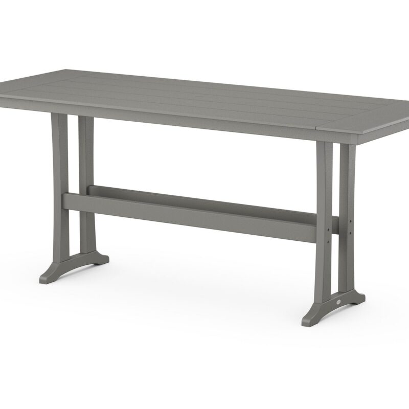 POLYWOOD Farmhouse Trestle 38" x 96" Bar Table