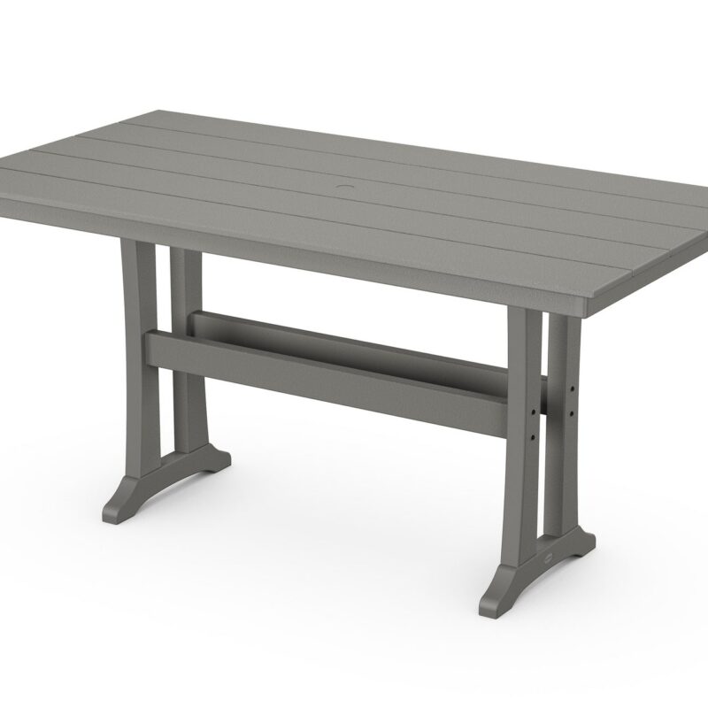 POLYWOOD Farmhouse Trestle 37" x 72" Counter Table