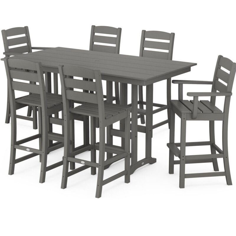POLYWOOD Lakeside 7-Piece Bar Set