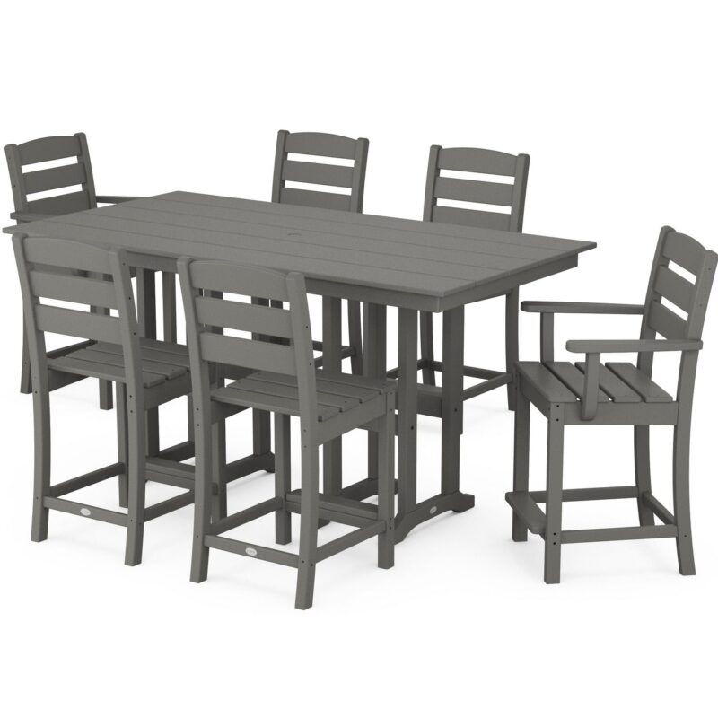 POLYWOOD Lakeside 7-Piece Counter Set