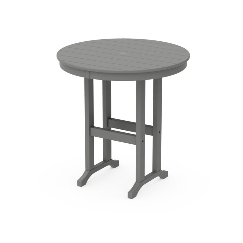 POLYWOOD 36" Round Farmhouse Counter Table