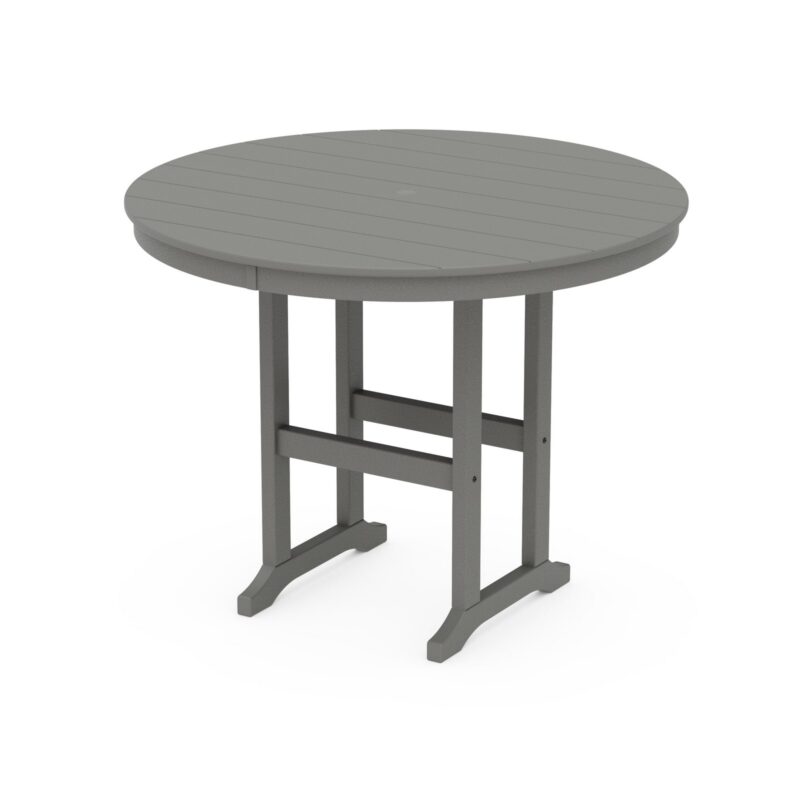 POLYWOOD 48" Round Farmhouse Counter Table