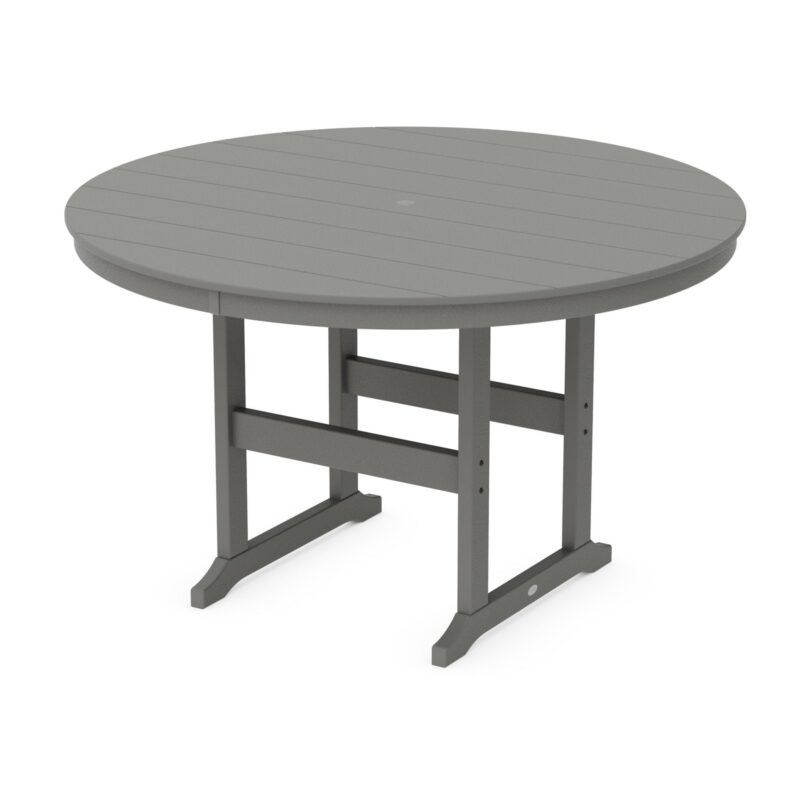POLYWOOD 60" Round Farmhouse Counter Table