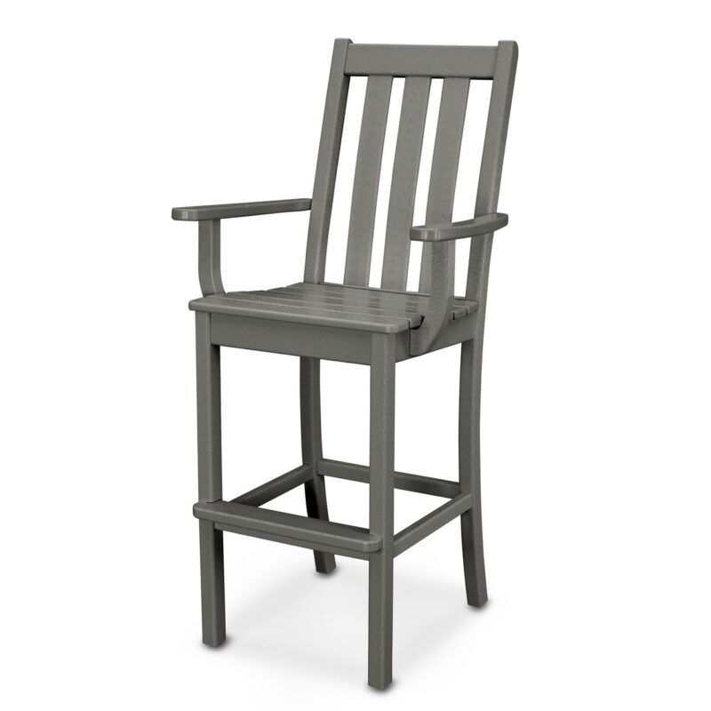 POLYWOOD Vineyard Bar Arm Chair